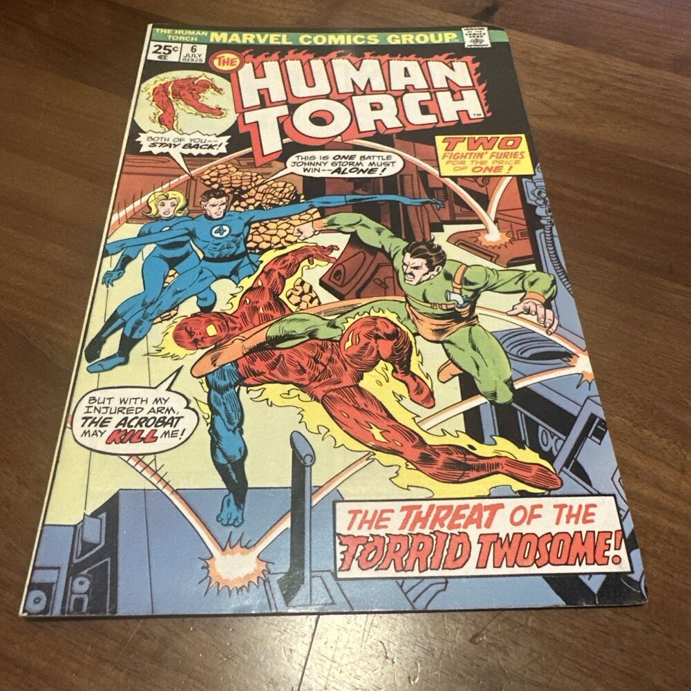 THE HUMAN TORCH #6 BRONZE AGE 1974 MARVEL COMICS